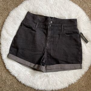 Banana Republic Jean Shorts Black New Women’s Size 14